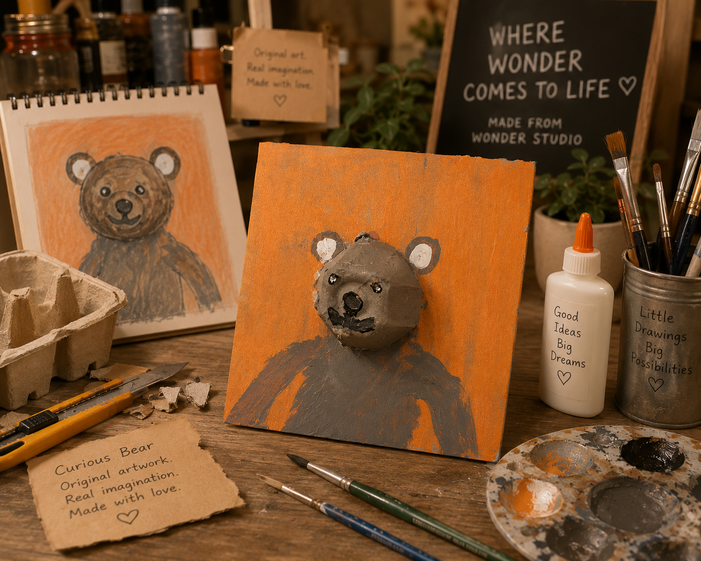 The Story Behind Made From Wonder Studio: How Curious Bear Started It All