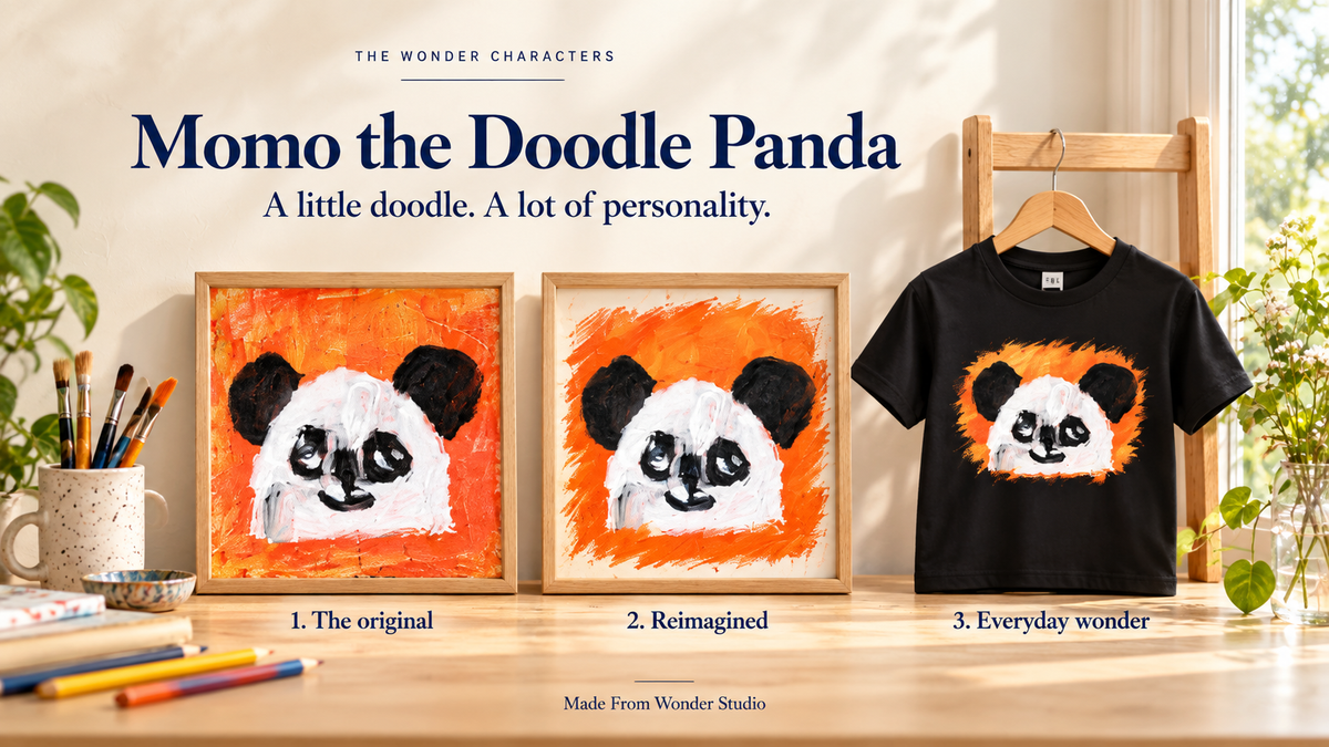 Meet Momo the Doodle Panda: A Little Doodle, a Lot of Personality