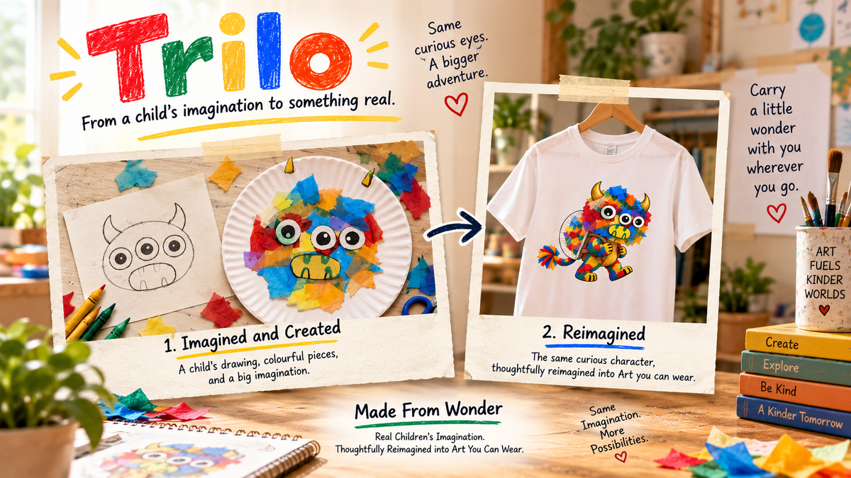 Meet Trilo the Mosaic-Mane Lion: Carrying a Little Wonder Wherever He Goes