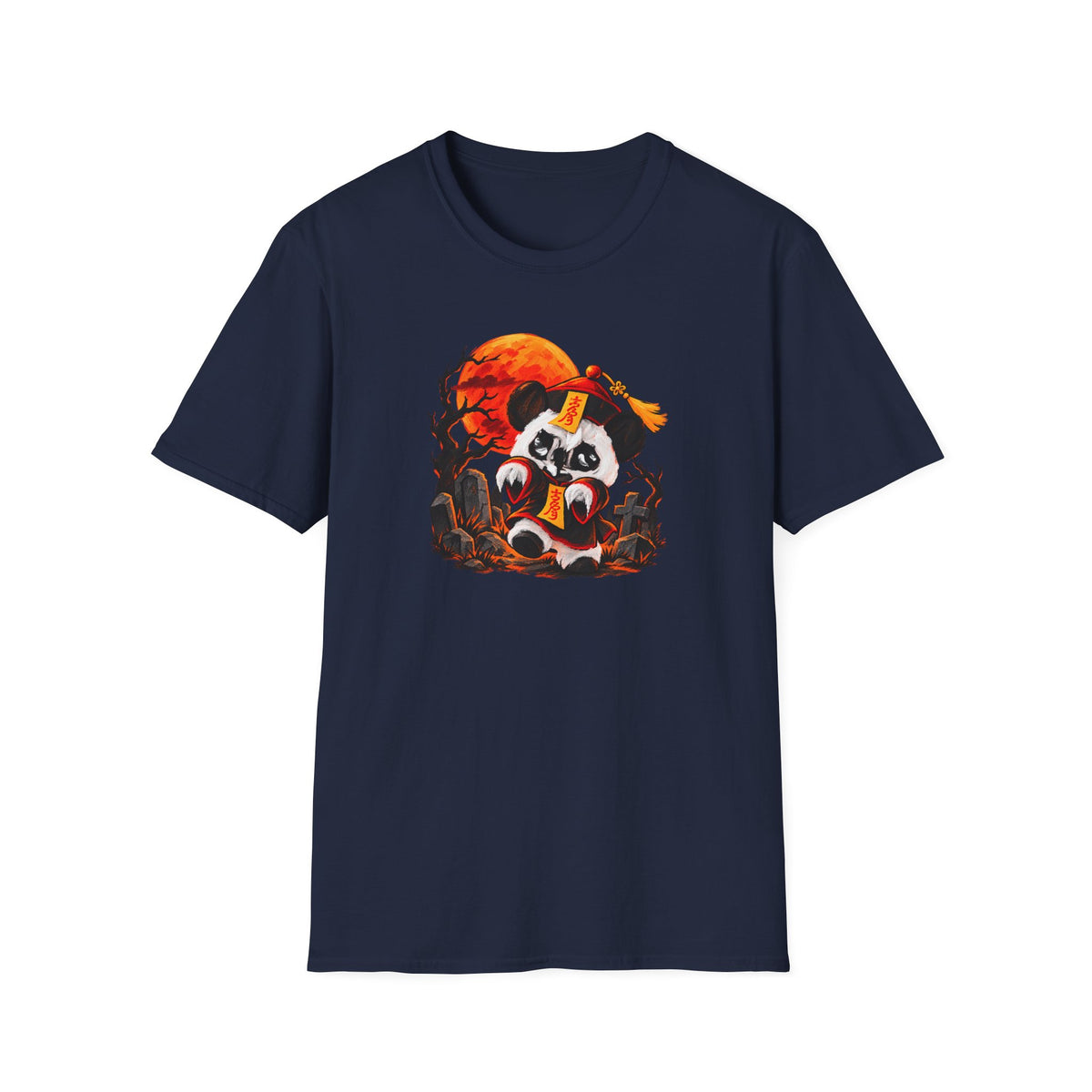 Momo the Doodle Panda — Midnight Mischief | Adult Unisex T-Shirt