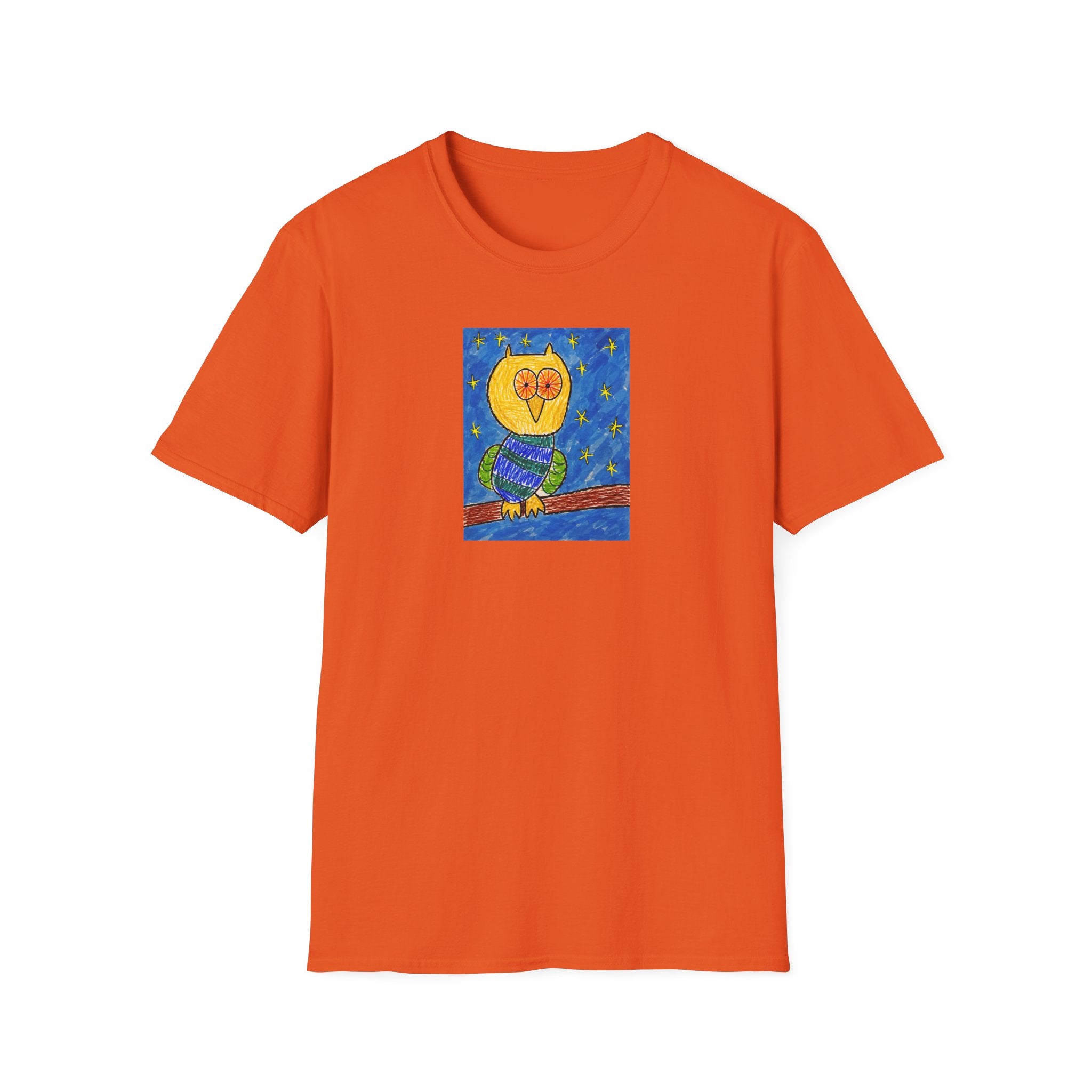 Groggy Owl Adult Unisex T-Shirt