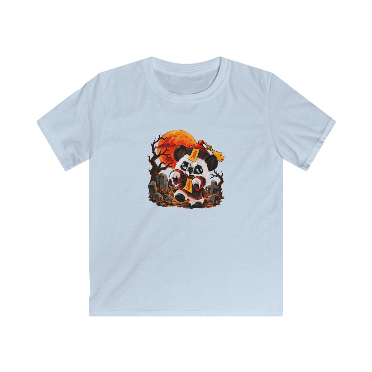 Momo the Doodle Panda — Midnight Mischief | Kids Unisex T-Shirt