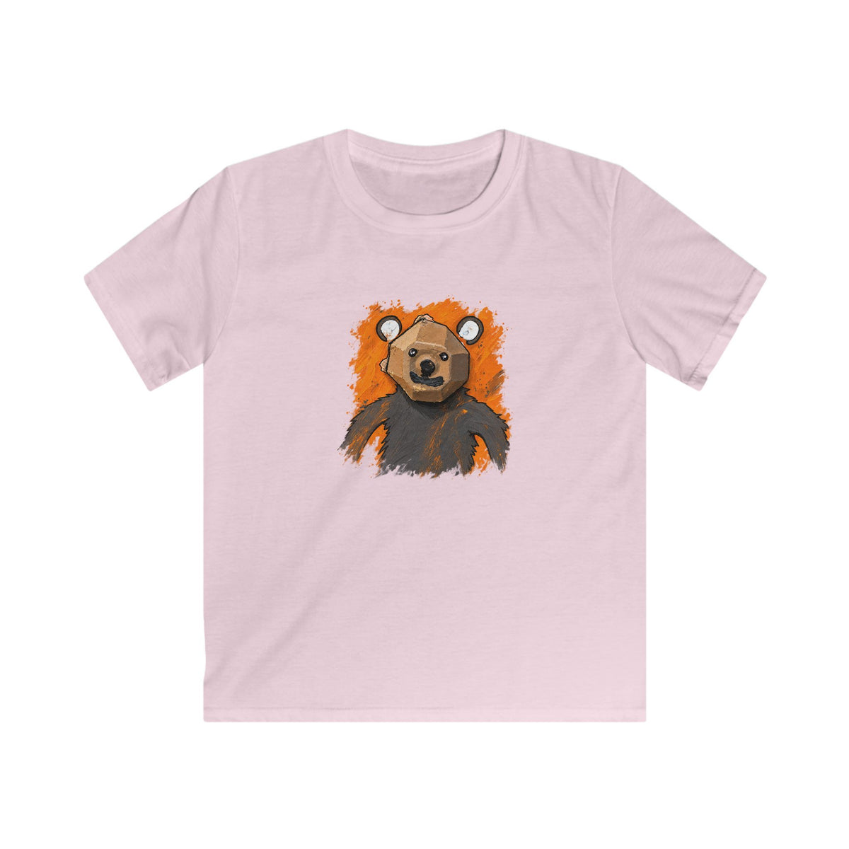 Kids Bear Graphic Tee — Cute Brown Bear Illustration T‑Shirt for Toddlers & Kids