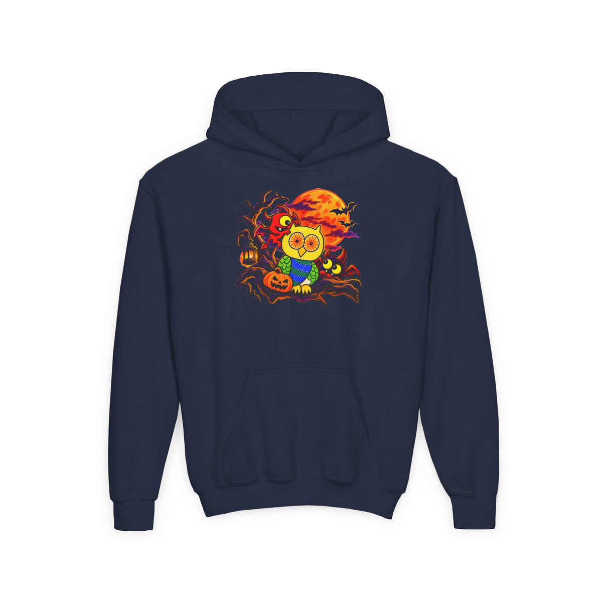 Groggy Owl - Mischief After Dark | Kids Unisex Hoodie