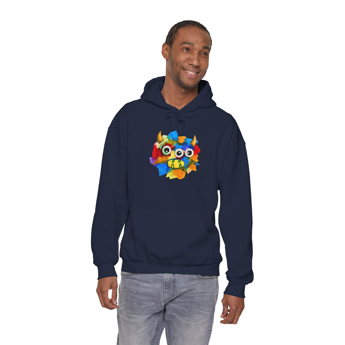 Trilo the Mosaic-Mane Lion Adult Unisex Hoodie