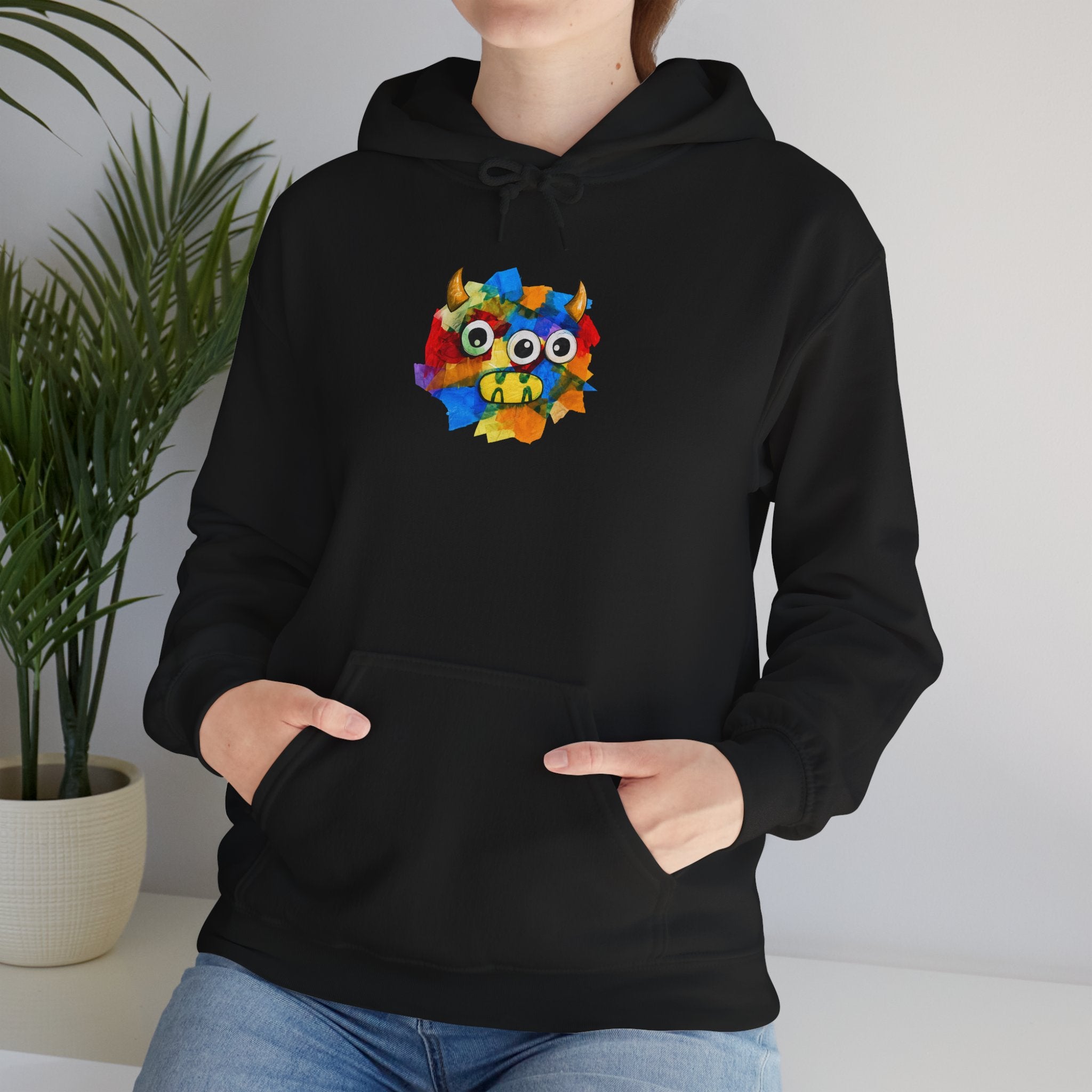 Trilio the Mosaic-Mane Lion Adult Unisex Hoodie