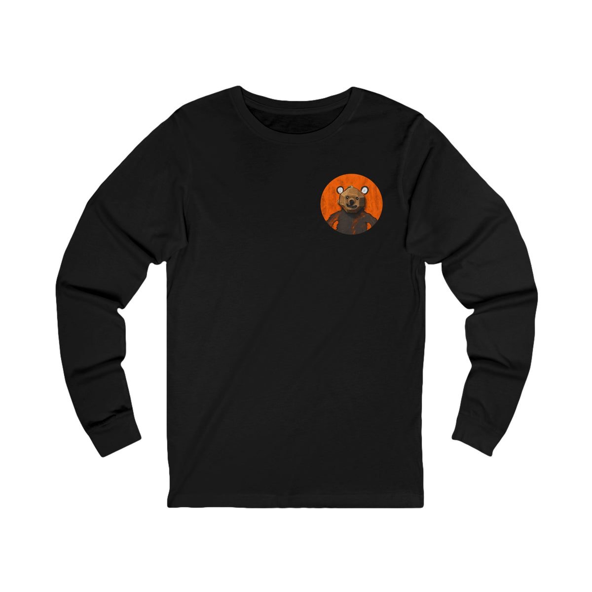 Curious Bear | Adult Unisex Long Sleeve Tee