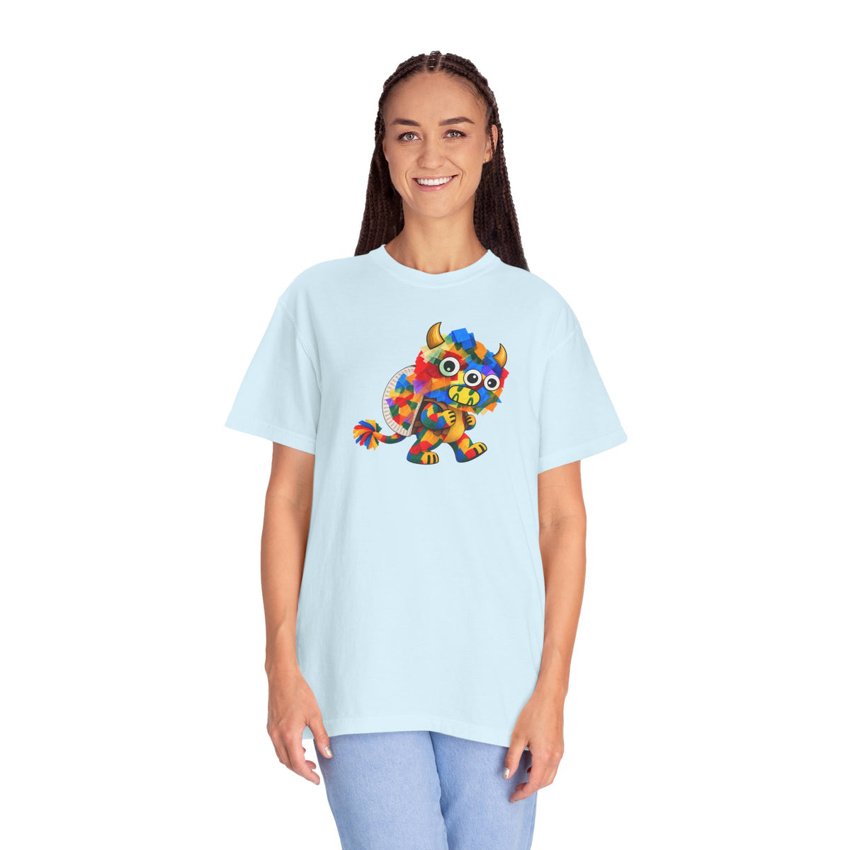 Trilo the Mosaic-Mane Lion | Adult Unisex T-Shirt (Ships from Canada)