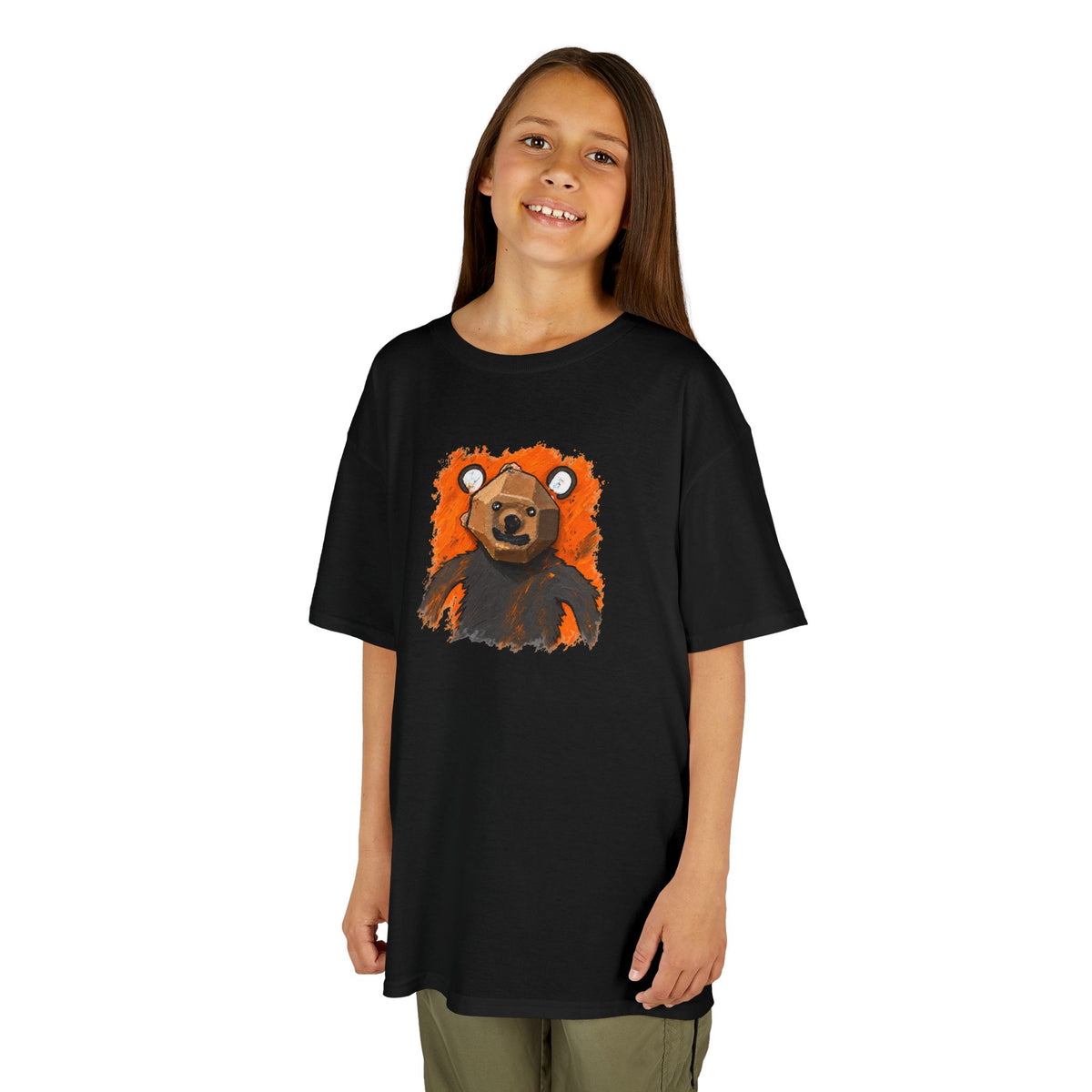 Curious Bear | Kids' Unisex T-Shirt (Ships from Canada)