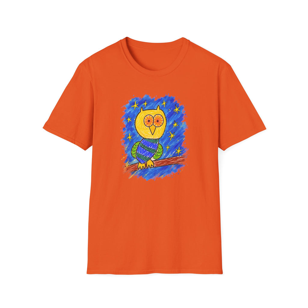 Groggy Owl Adult Unisex T-Shirt