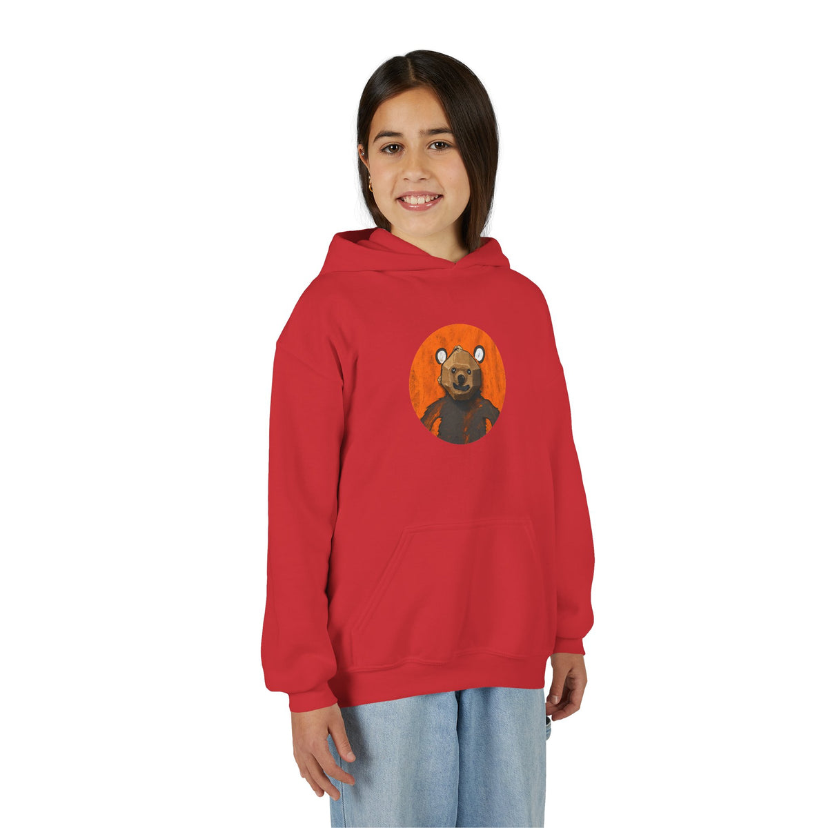 Curious Bear Kid's Unisex Hoodie