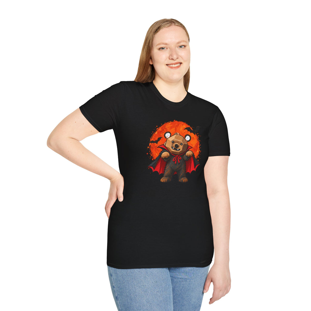 Curious Bear - Little Vampire | Adult Unisex T-Shirt