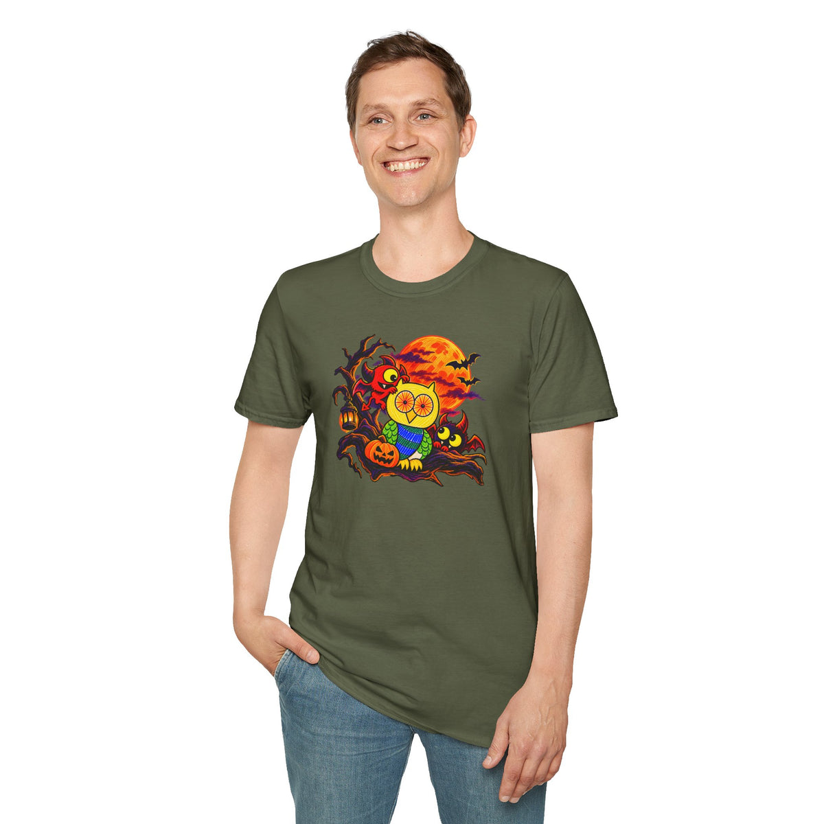 Groggy Owl — Mischief After Dark | Adult Unisex T-Shirt