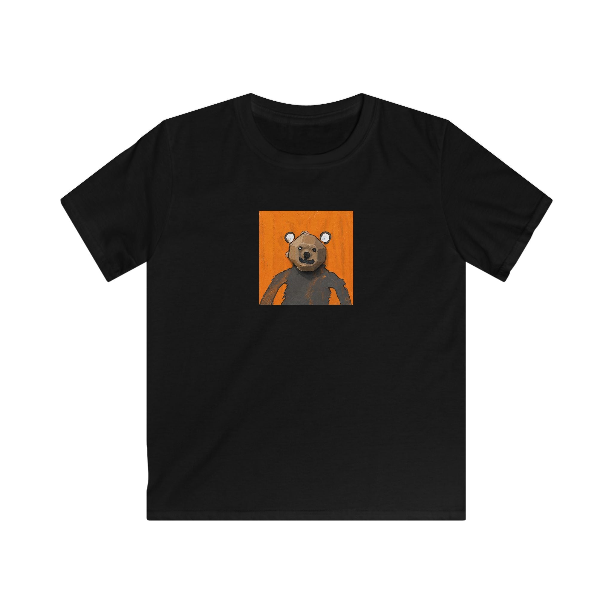 Curious Bear Kid's Unisex T-Shirt (Ships from Canada)