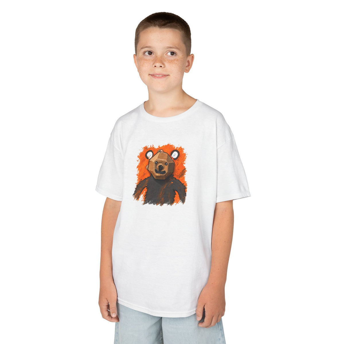 Curious Bear | Kids' Unisex T-Shirt (Ships from Canada)