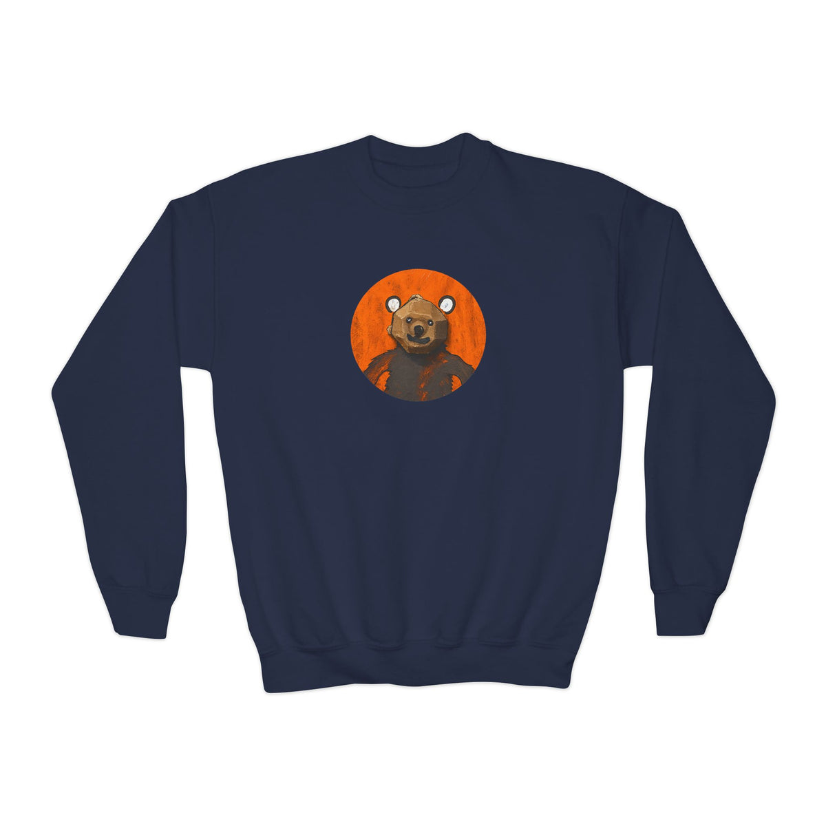 Curious Bear | Kids Unisex Crewneck Sweatshirt