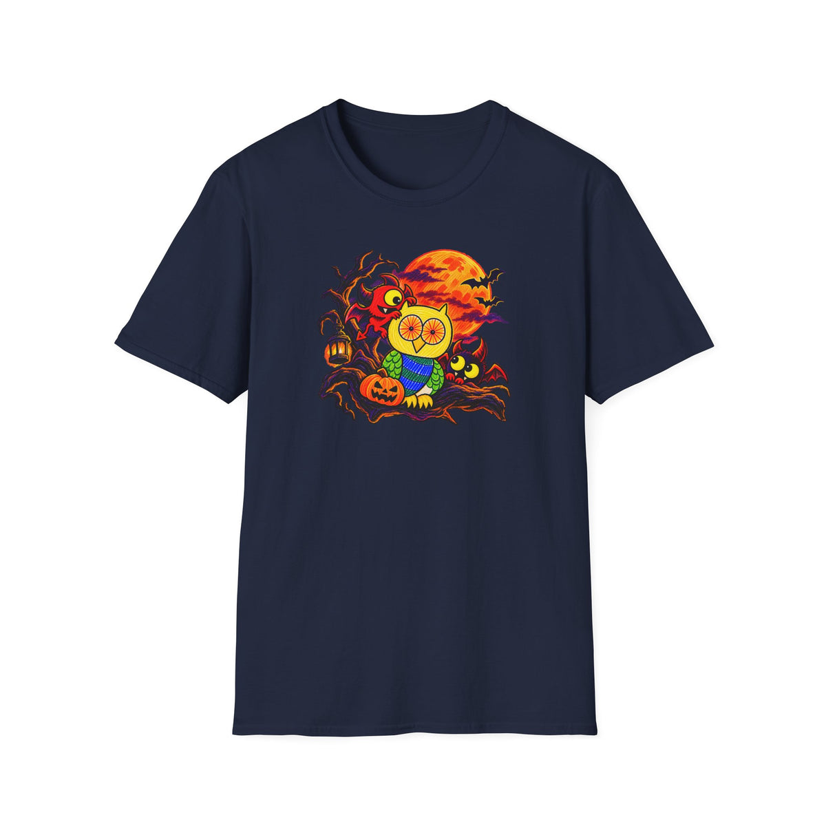 Groggy Owl — Mischief After Dark | Adult Unisex T-Shirt