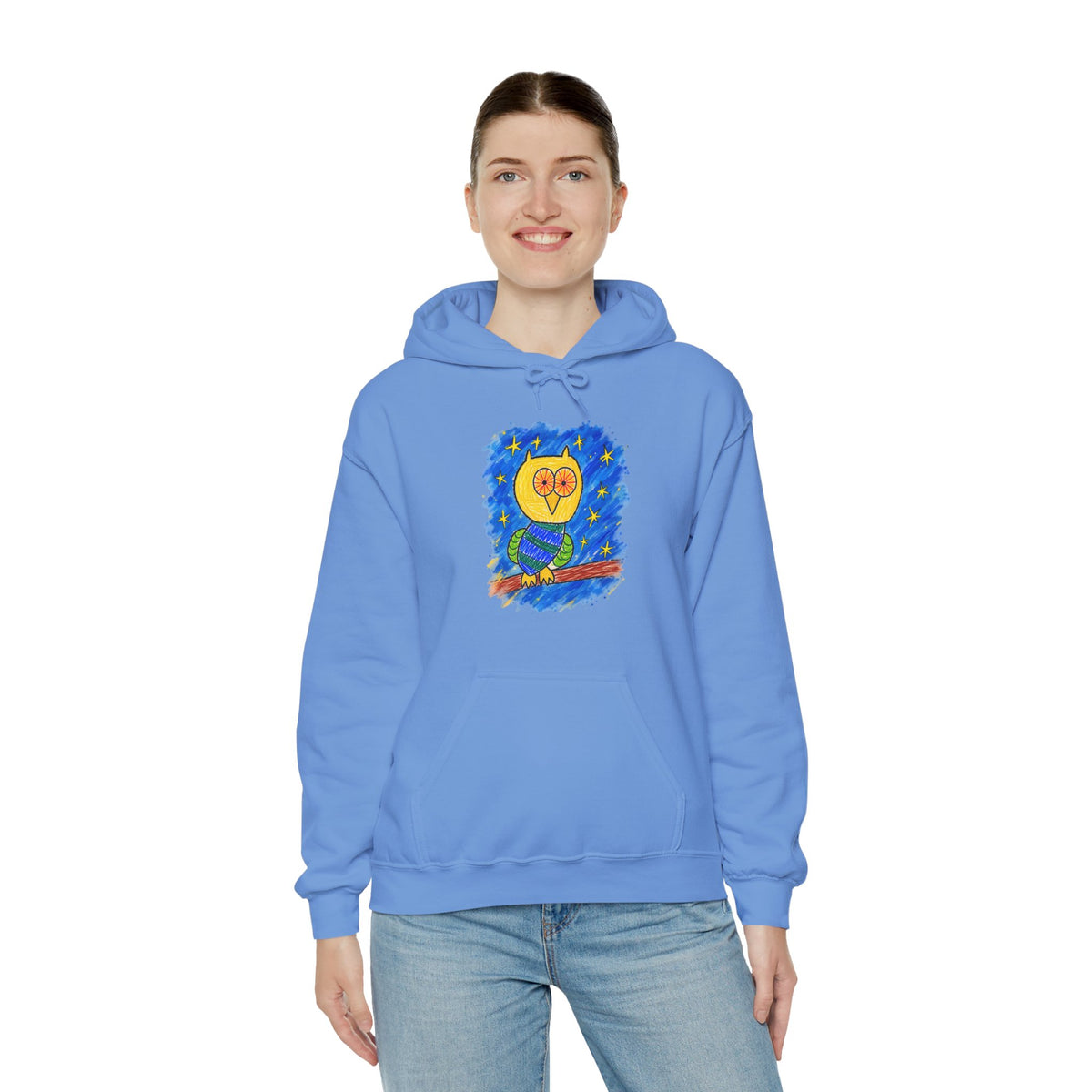 Groggy Owl Adult Unisex Hoodie