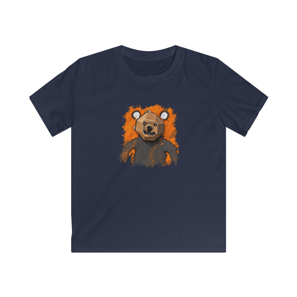 Kids Bear Graphic Tee — Cute Brown Bear Illustration T‑Shirt for Toddlers & Kids