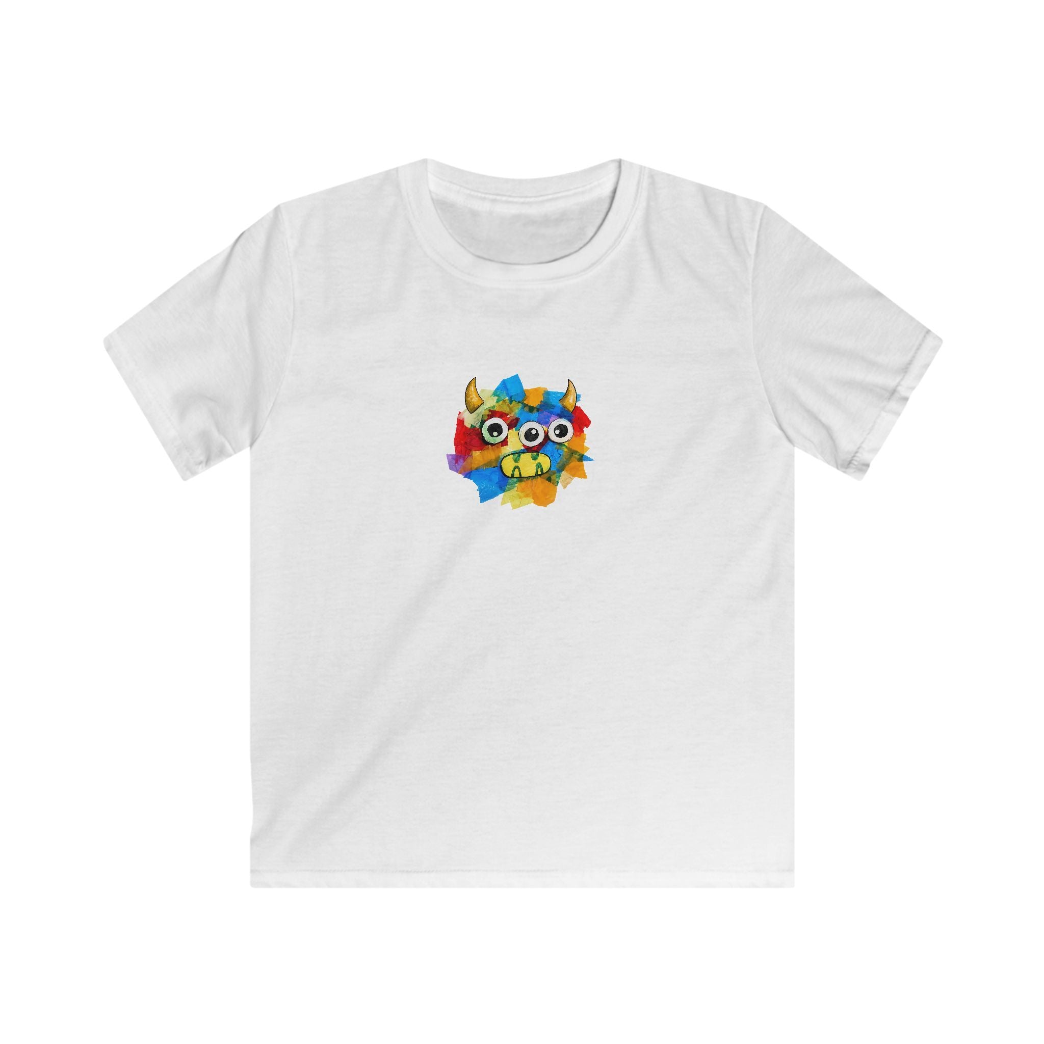 Trilo the Mosaic-Mane Lion Kid's Unisex T-Shirt (Ships from Canada)