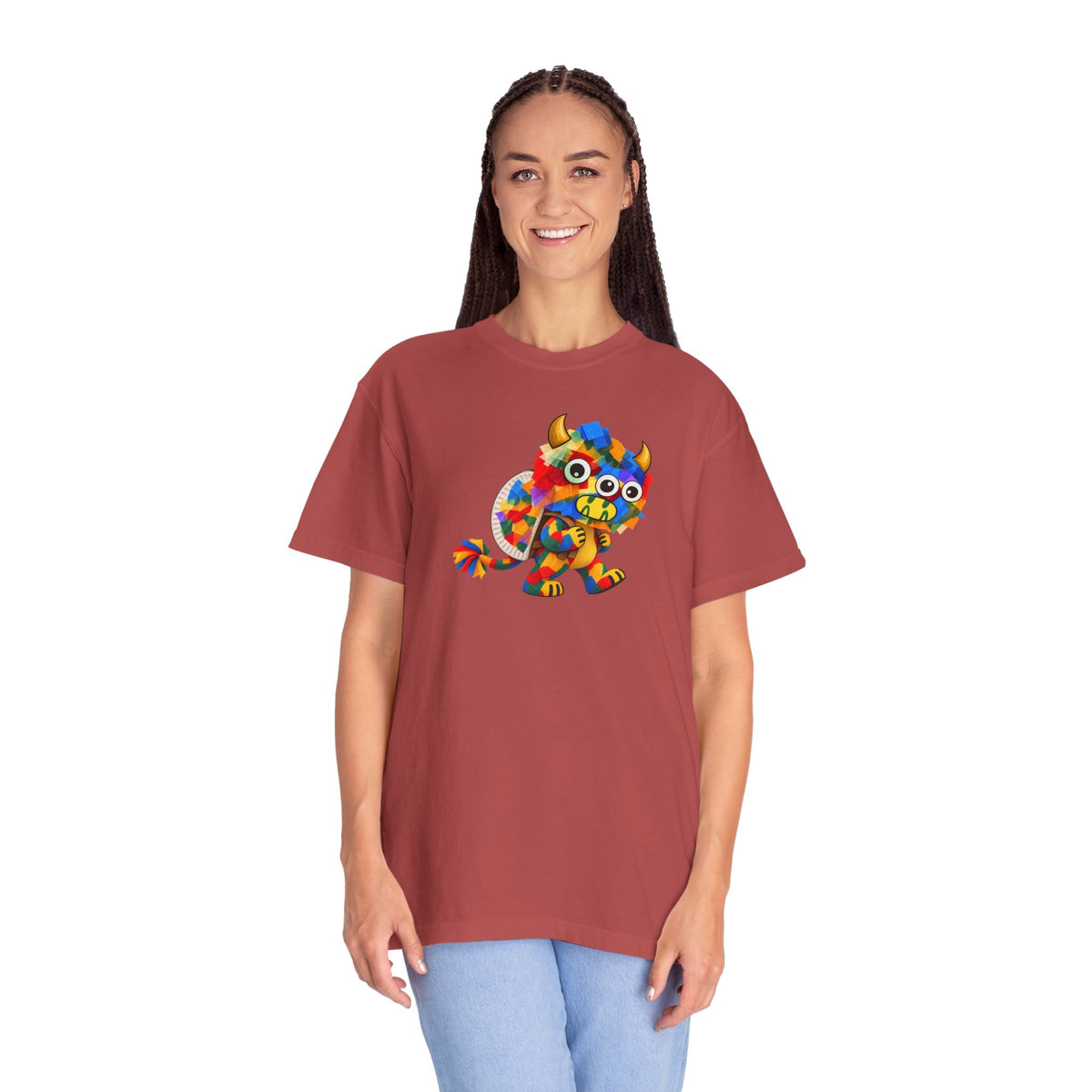 Trilo the Mosaic-Mane Lion | Adult Unisex T-Shirt (Ships from Canada)