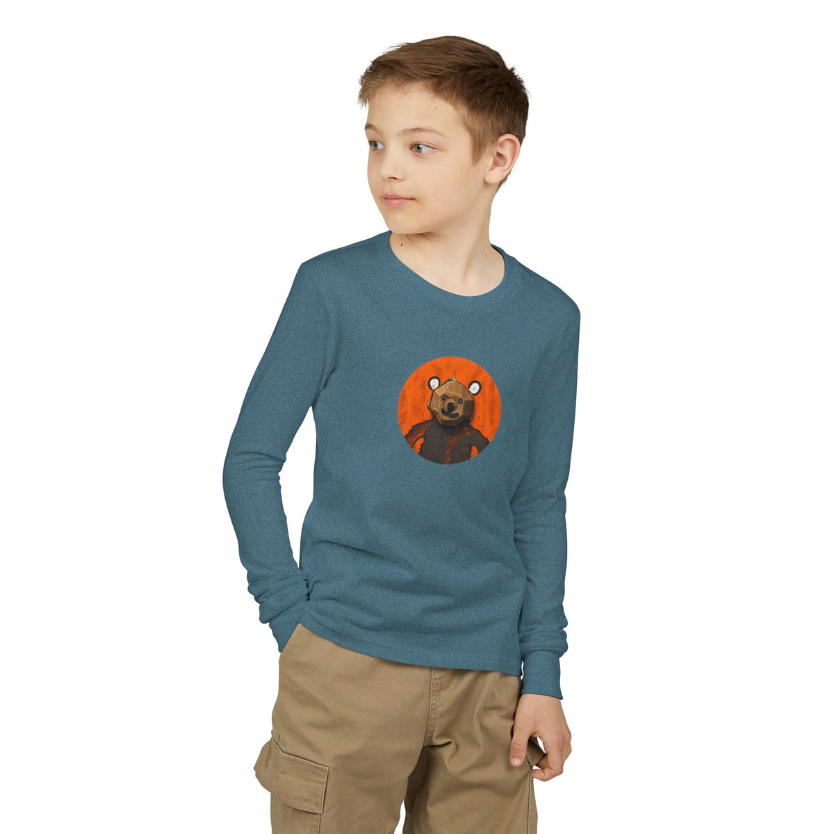 Curious Bear | Kids Unisex Long Sleeve Tee
