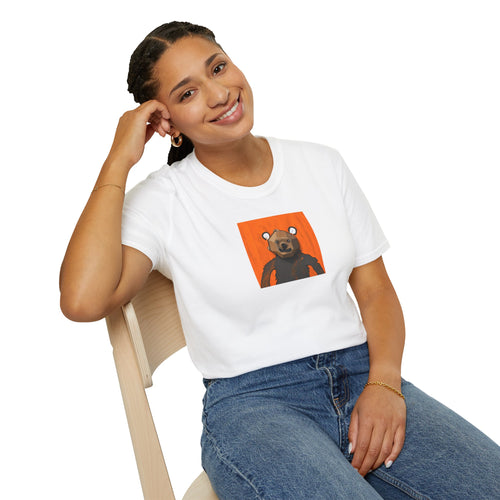 Curious Bear Adult Unisex T-Shirt