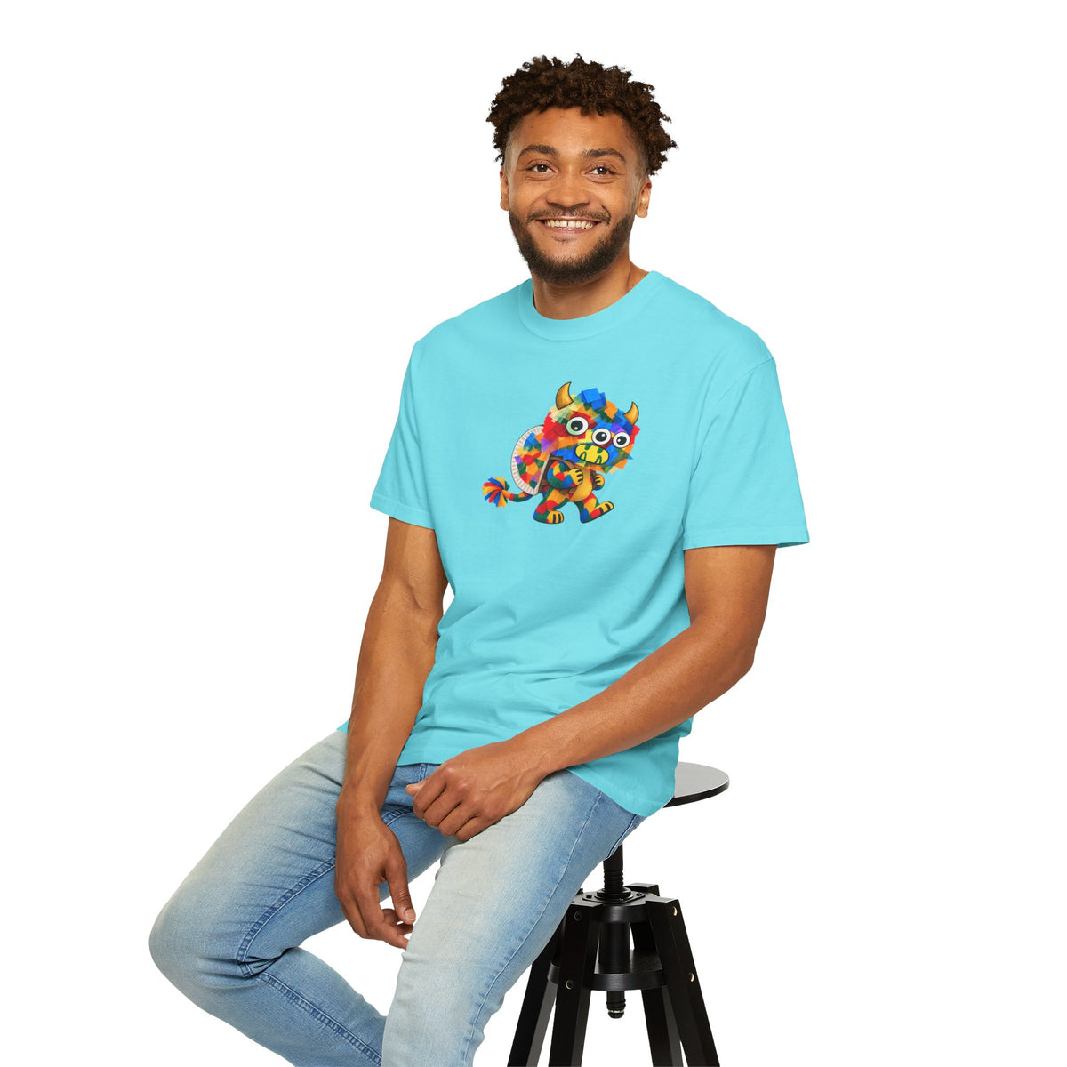 Trilo the Mosaic-Mane Lion | Adult Unisex T-Shirt (Ships from Canada)