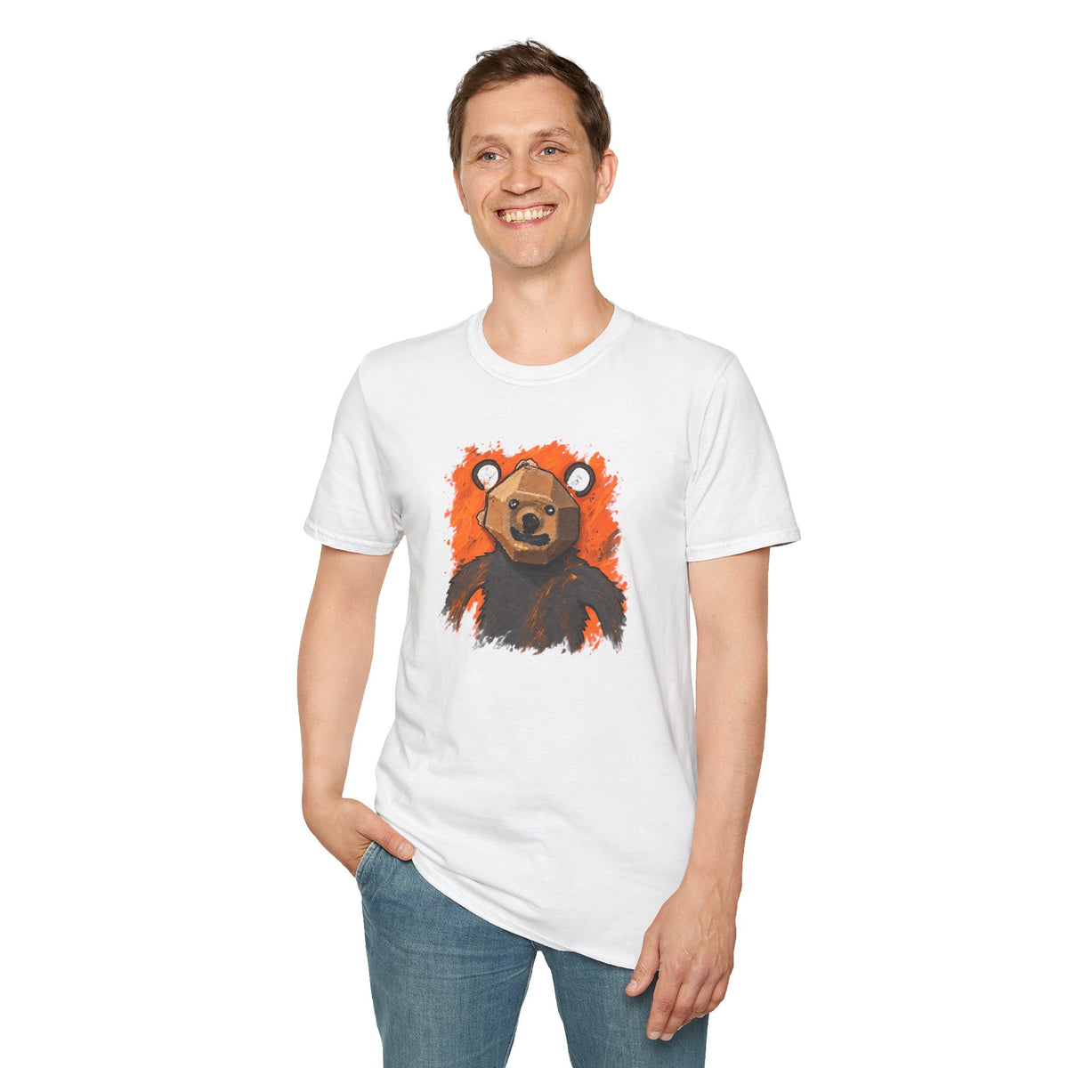 Curious Bear Adult Unisex T-Shirt