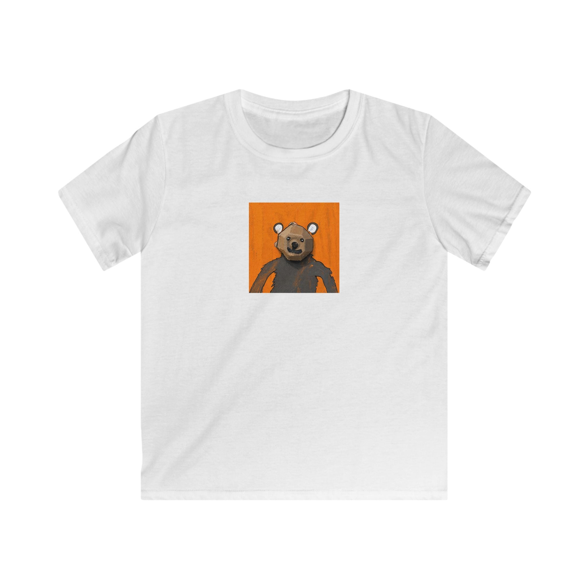 Curious Bear Kid's Unisex T-Shirt (Ships from Canada)