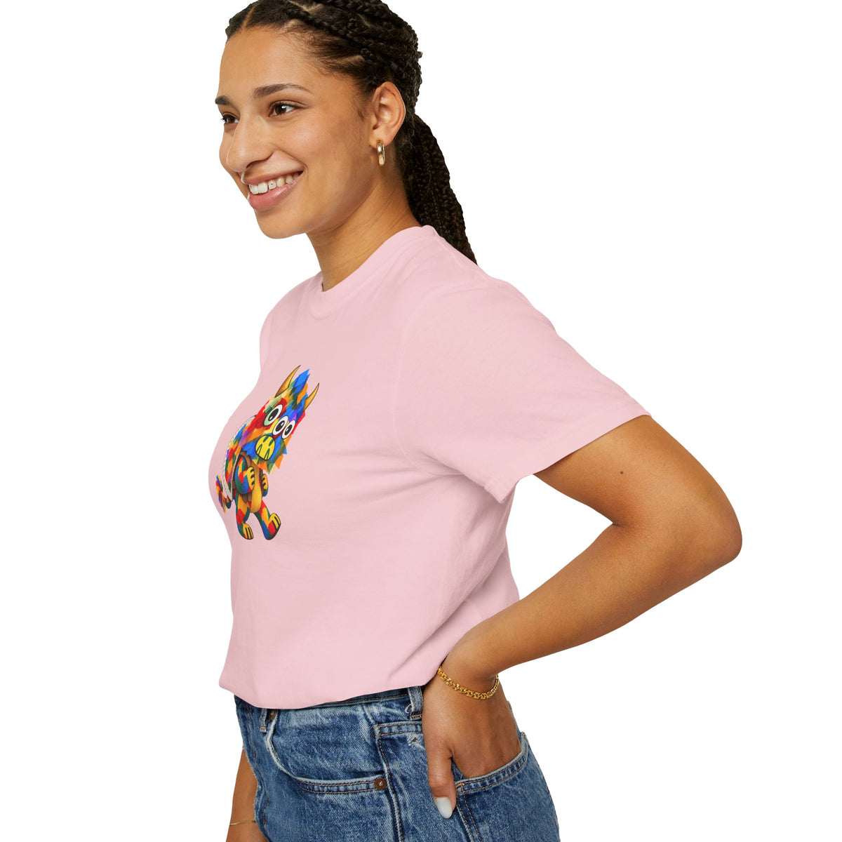 Trilo the Mosaic-Mane Lion | Adult Unisex T-Shirt (Ships from Canada)