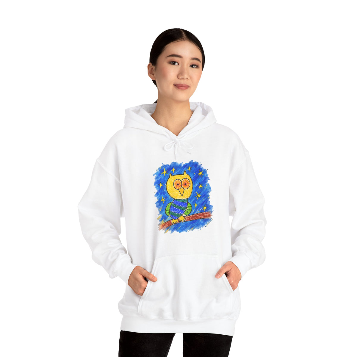 Groggy Owl Adult Unisex Hoodie