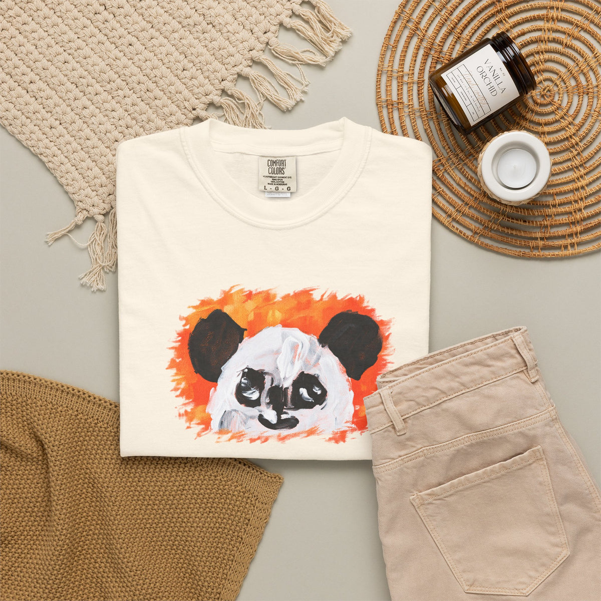Momo the Doodle Panda | Adult Unisex T-Shirt (Ships from Canada)