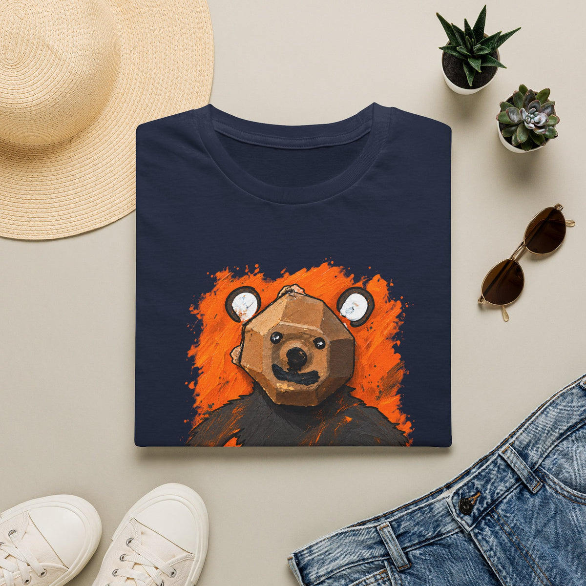 Curious Bear | Adult Unisex T-Shirt