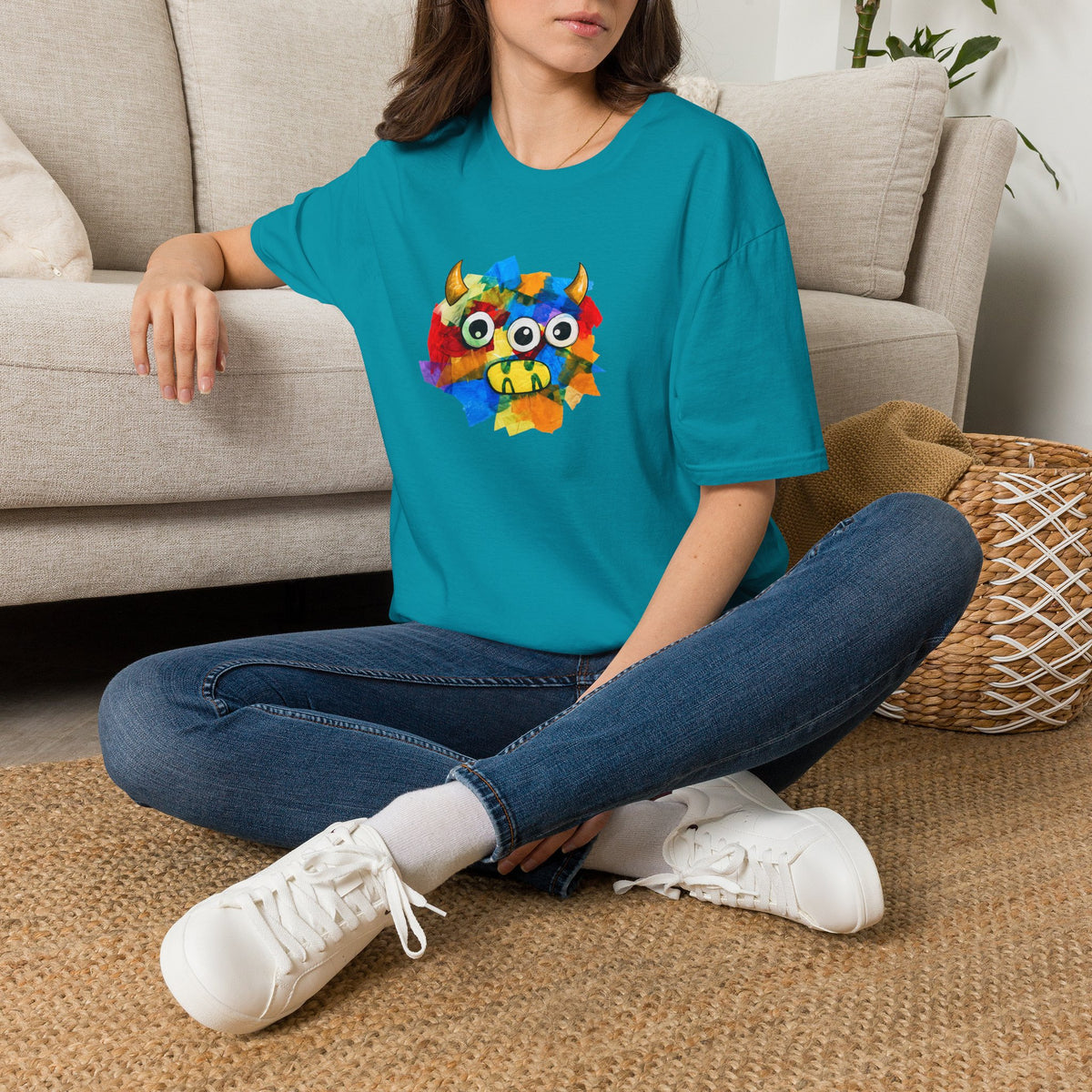 Trilo the Mosaic-Mane Lion Adult Unisex T-Shirt