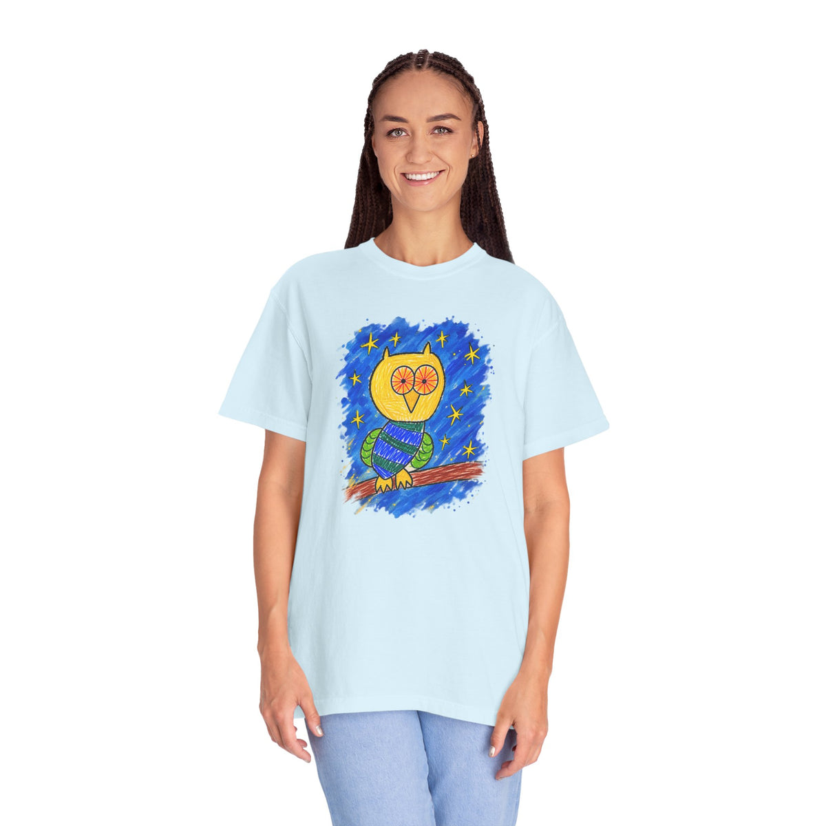 Groggy Owl | Adult Unisex T-Shirt (Ships from Canada)