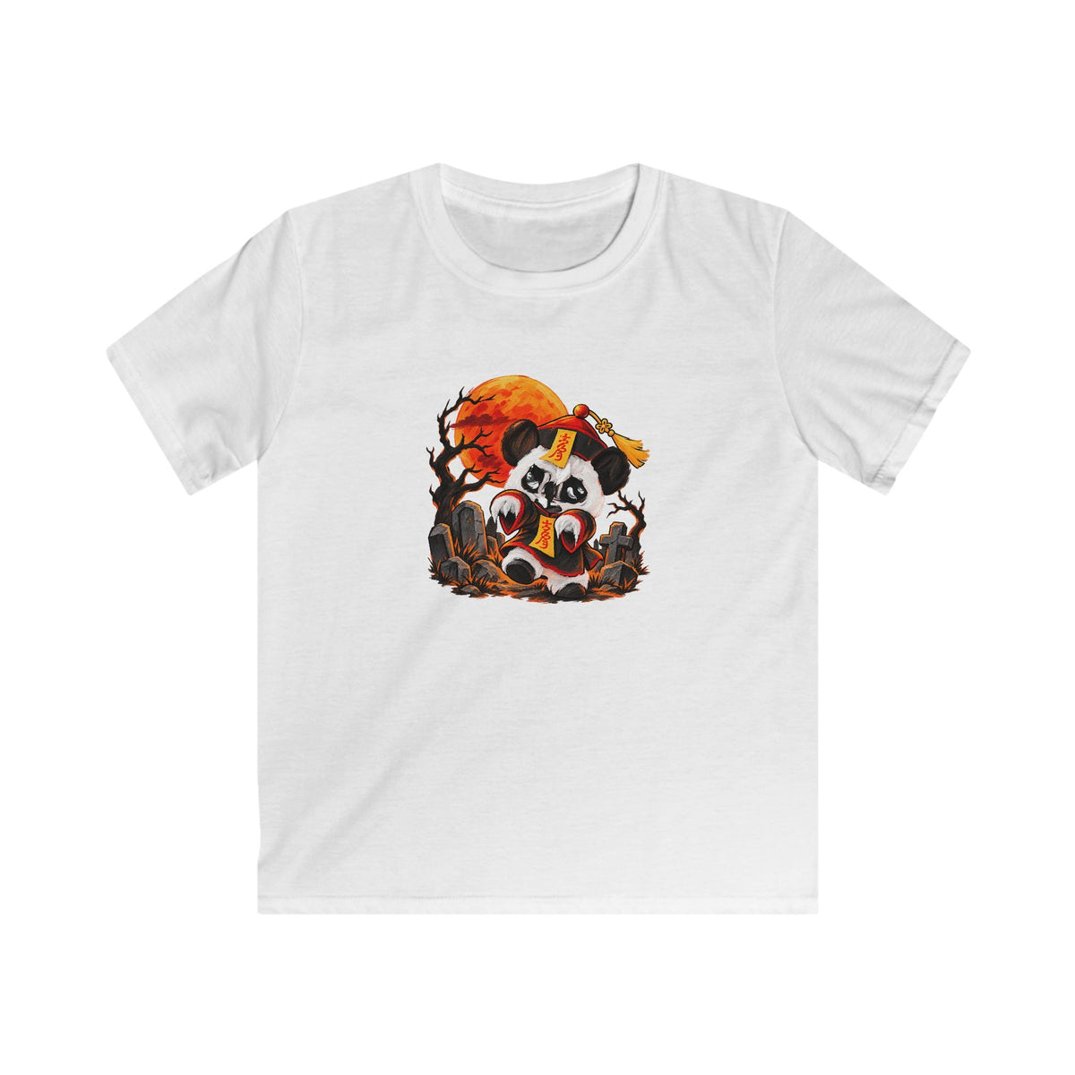 Momo the Doodle Panda — Midnight Mischief | Kids Unisex T-Shirt