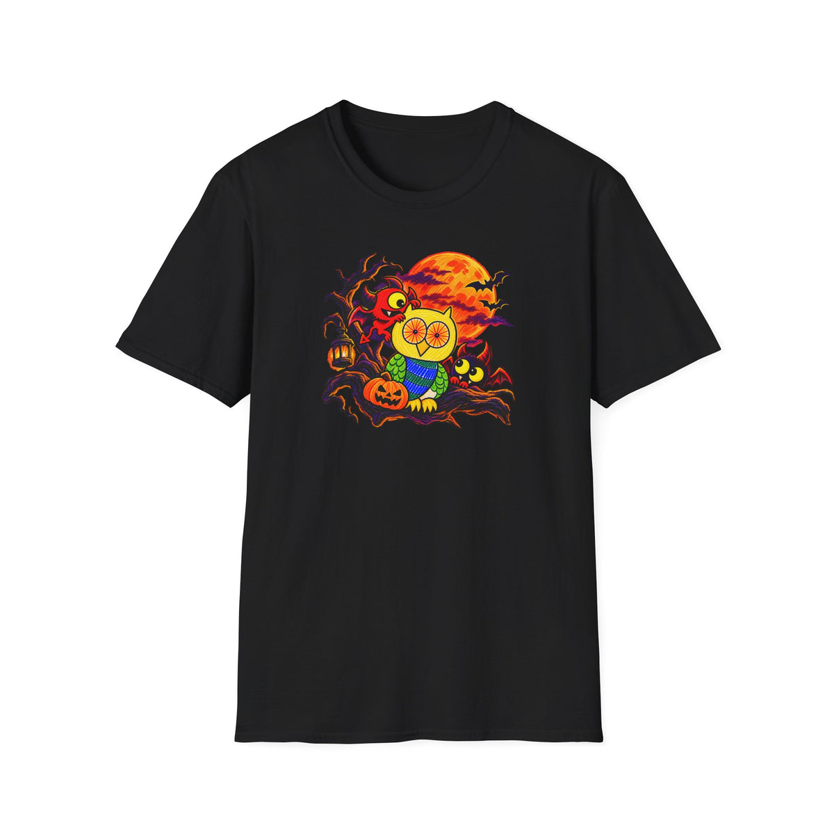 Groggy Owl — Mischief After Dark | Adult Unisex T-Shirt