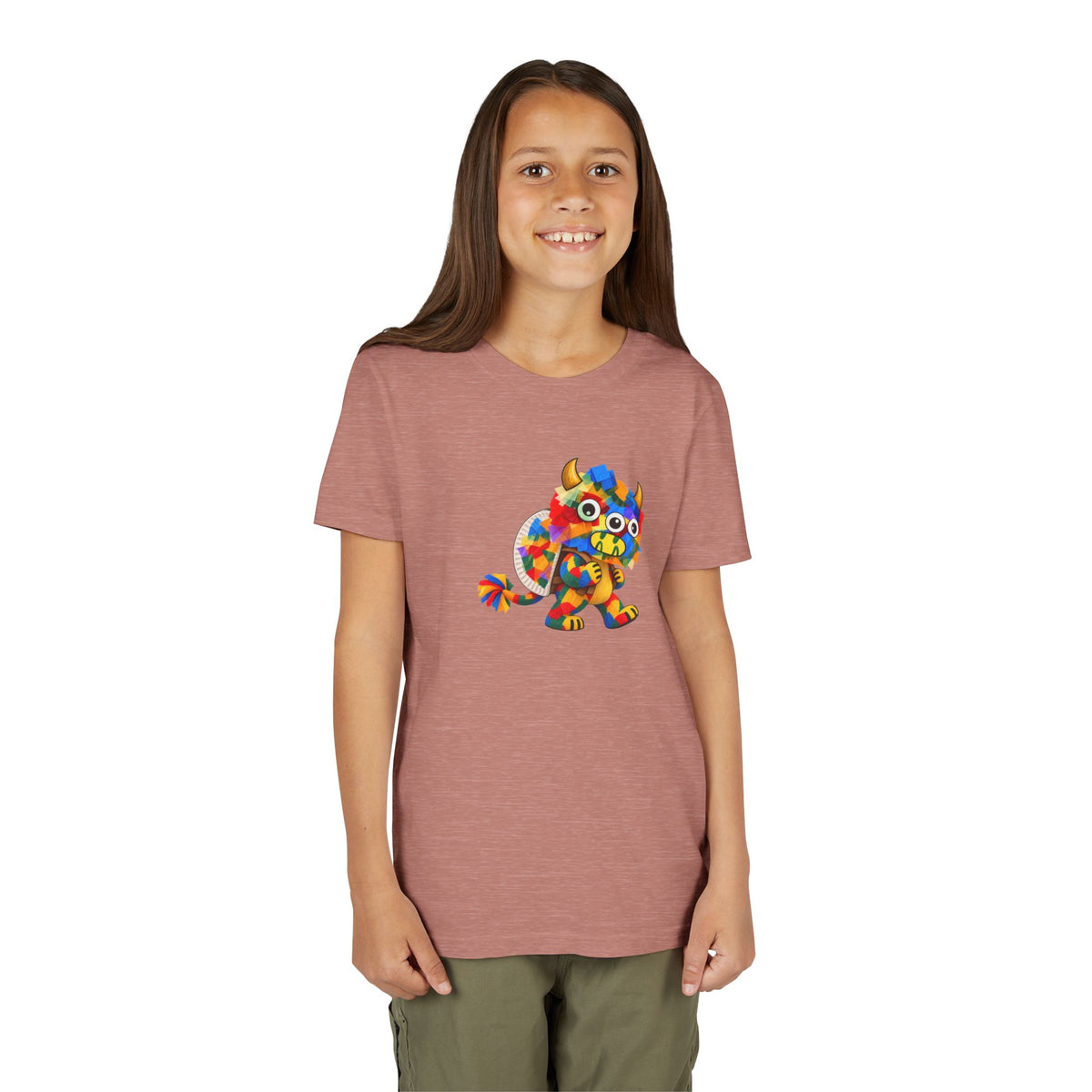 Trilo the Mosaic-Mane Lion | Kids Unisex T-Shirt (MD.B+C3001Y)