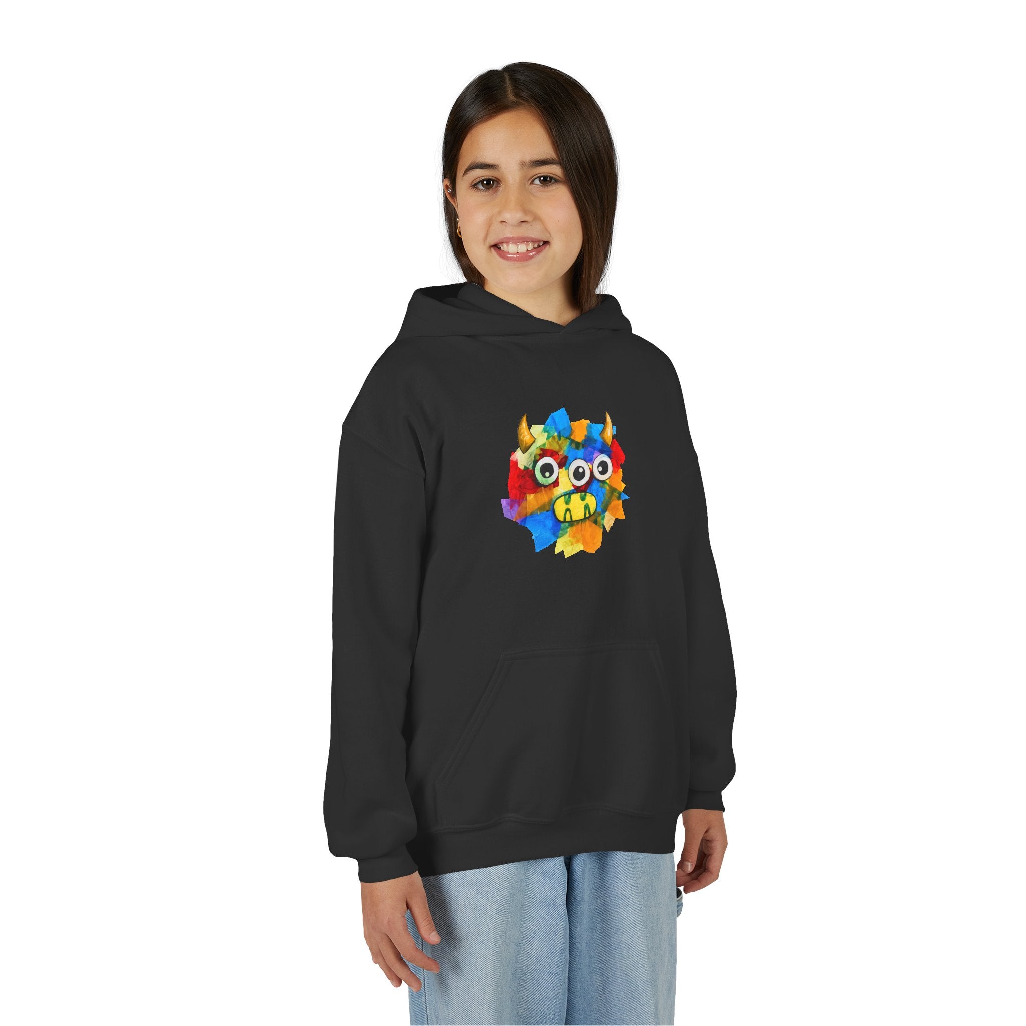 Trilo the Mosaic-Mane Lion Kid's Unisex Hoodie