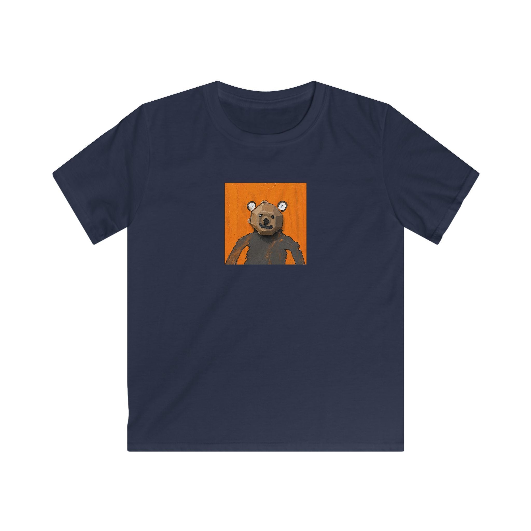 Curious Bear Kid's Unisex T-Shirt (Ships from Canada)