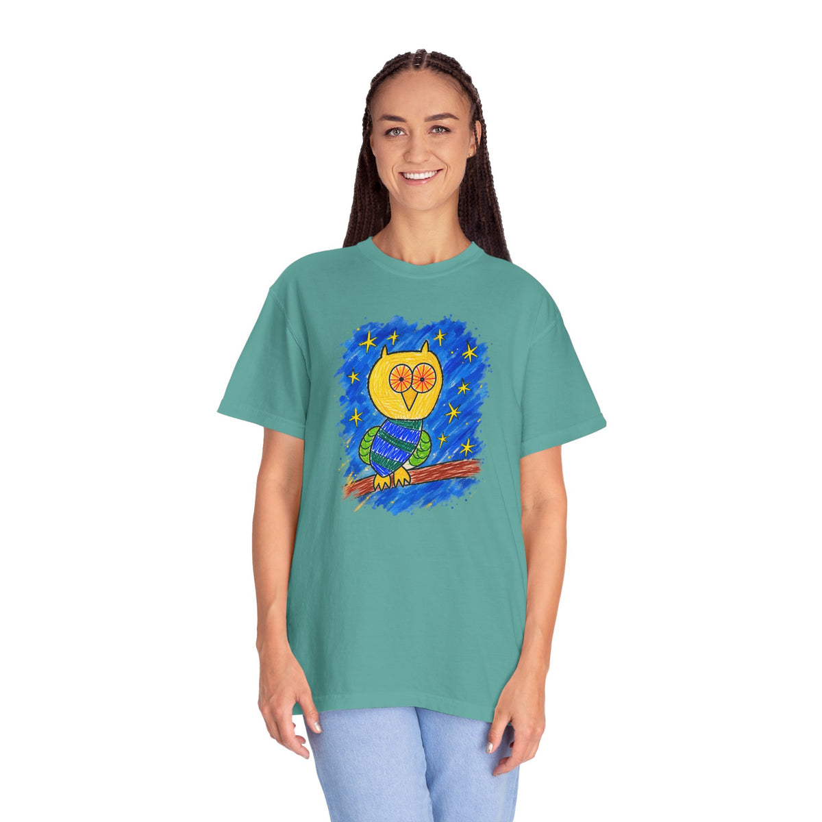 Groggy Owl | Adult Unisex T-Shirt (Ships from Canada)