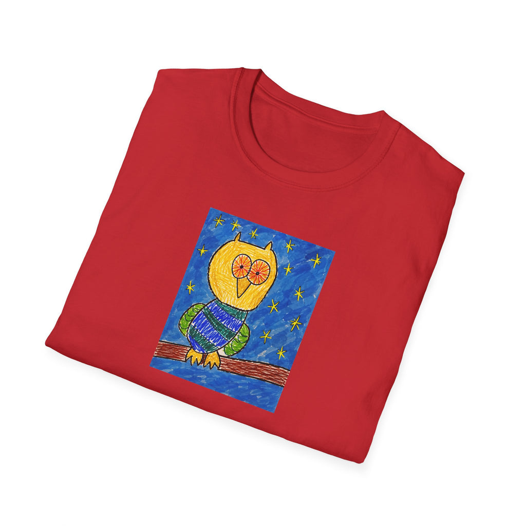 Groggy Owl Adult Unisex T-Shirt