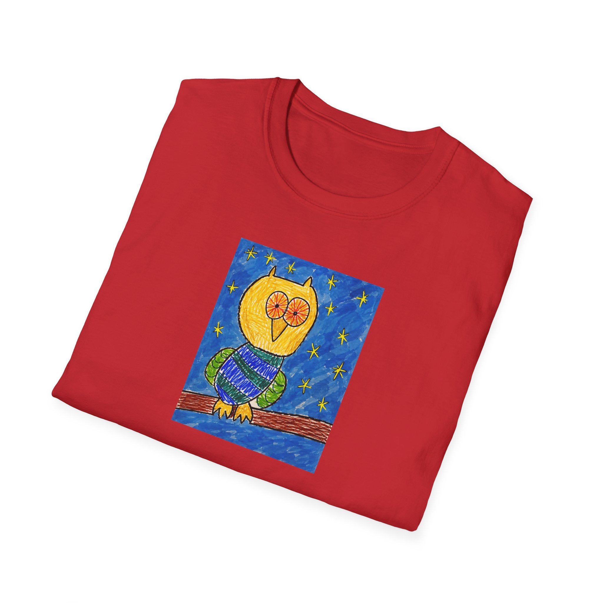 Groggy Owl Adult Unisex T-Shirt