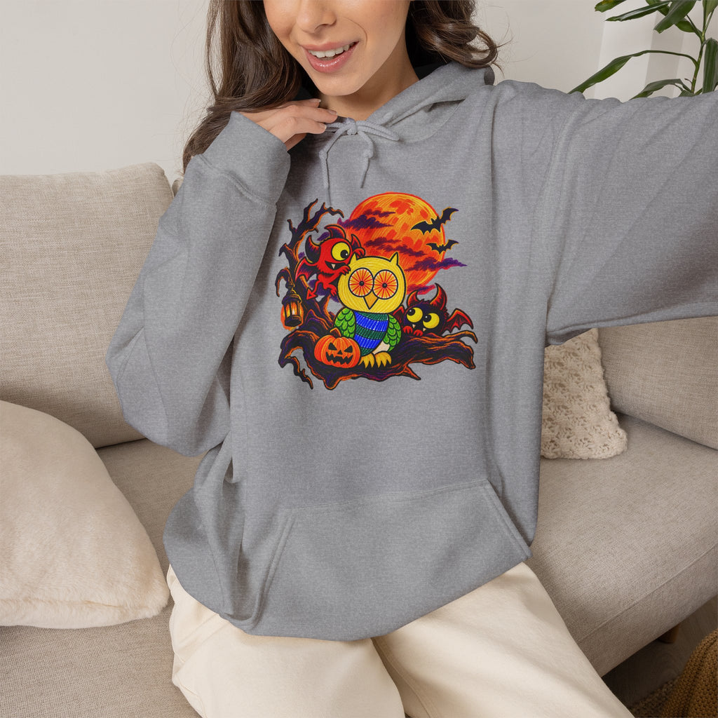 Groggy Owl - Mischief After Dark | Adult Unisex Hoodie