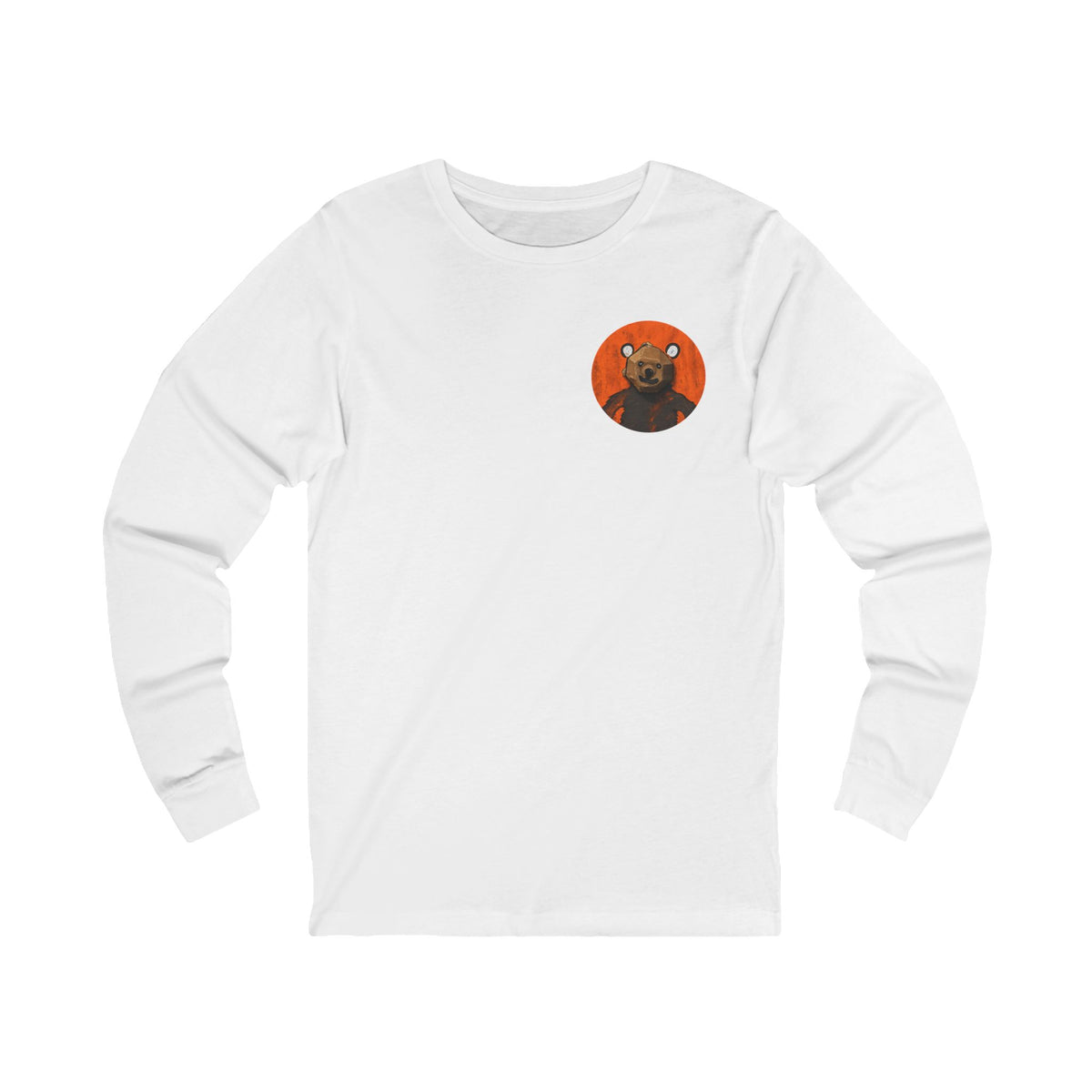 Curious Bear | Adult Unisex Long Sleeve Tee