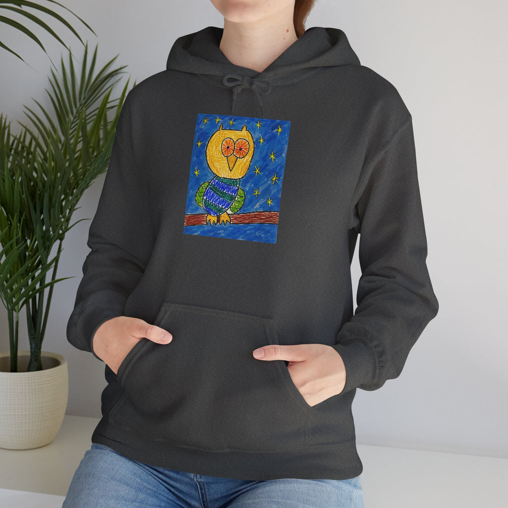 Groggy Owl Adult Unisex Hoodie