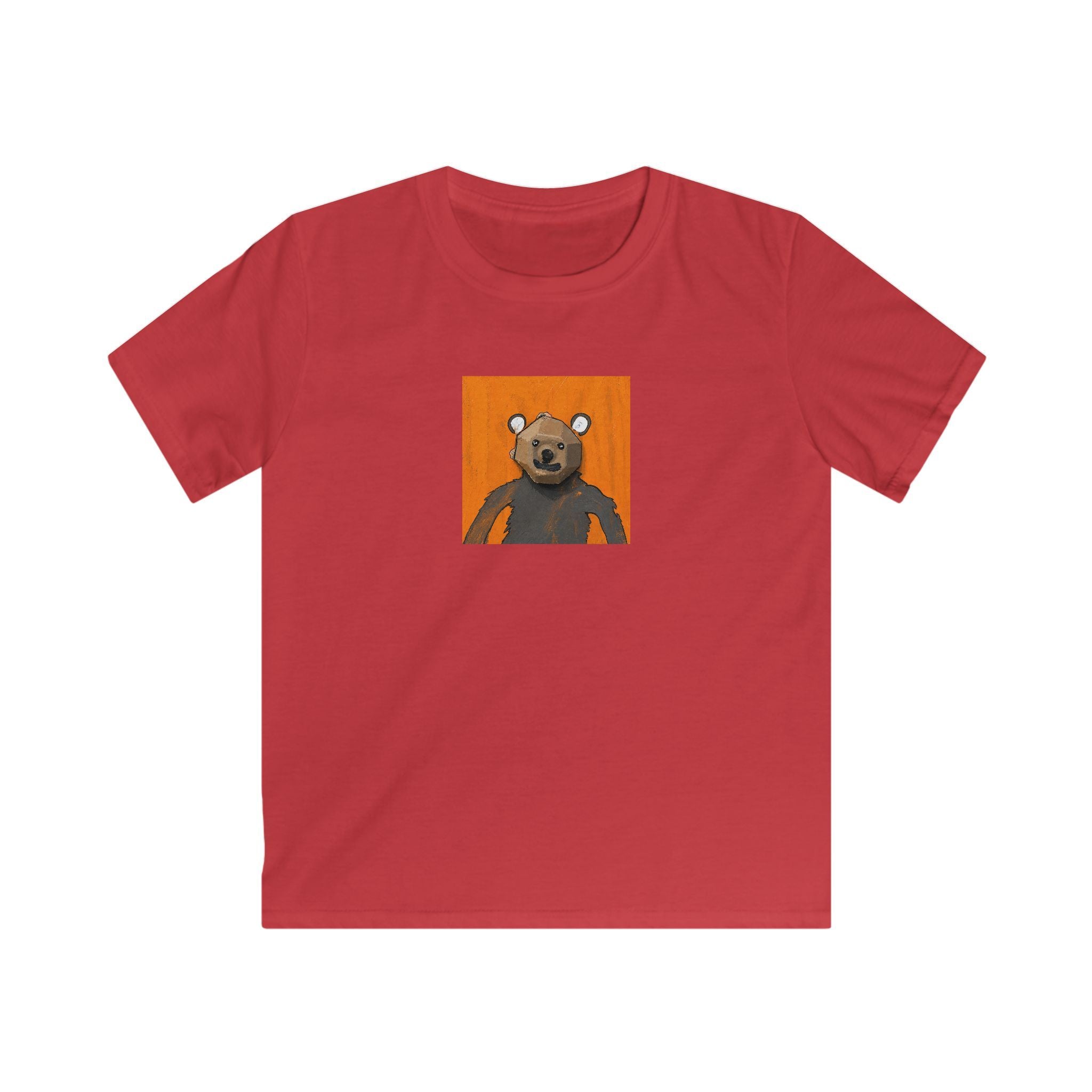 Curious Bear Kid's Unisex T-Shirt (Ships from Canada)