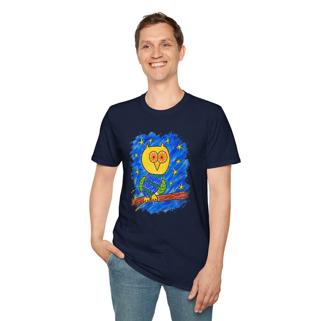 Groggy Owl | Adult Unisex T-Shirt