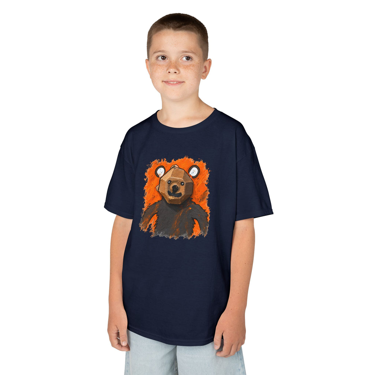 Curious Bear Kid's Unisex T-Shirt